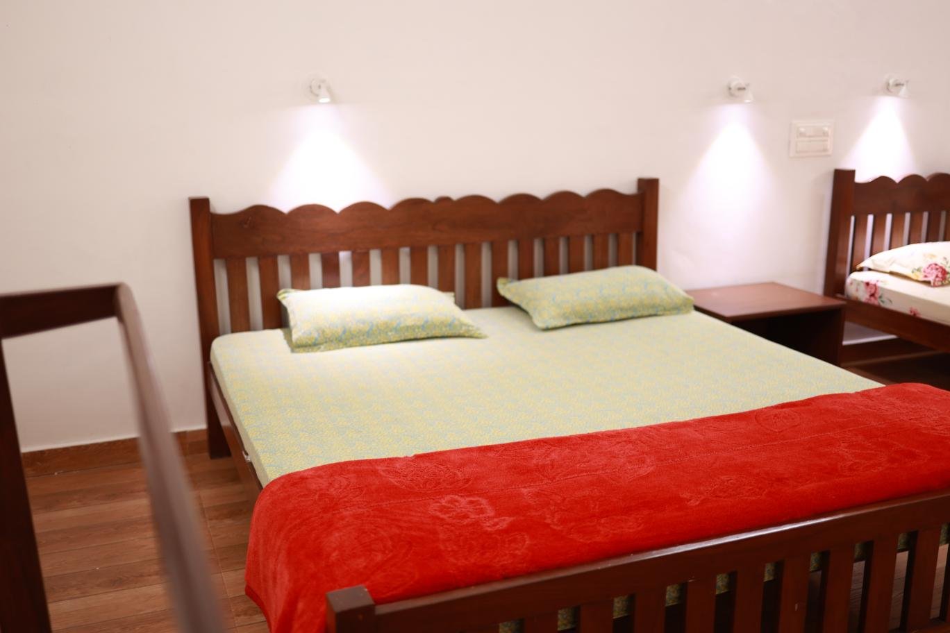 Comfortable guest room at Ananda Vana Coorg Estate Stay
