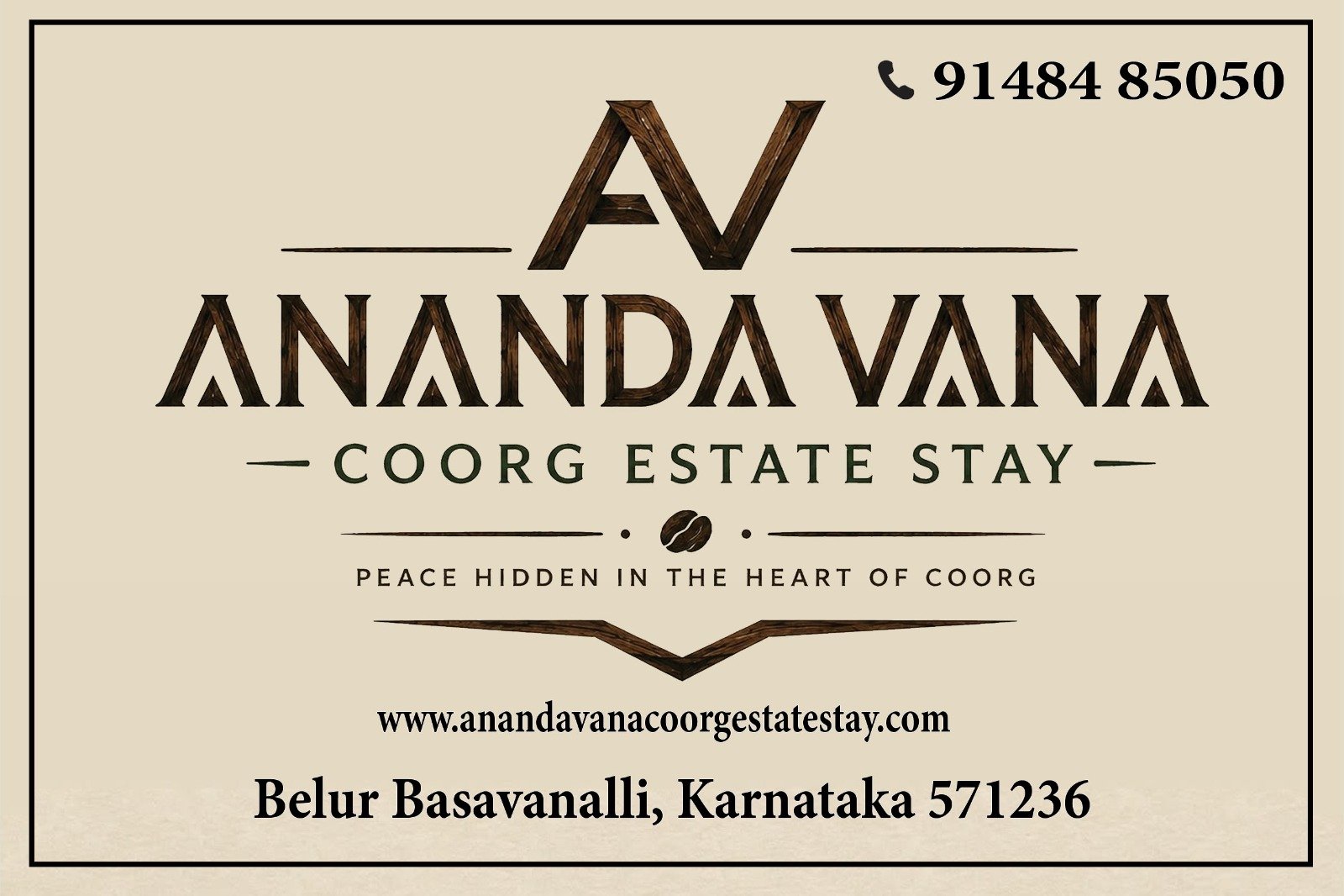 Ananda Vana Coorg Estate Stay logo